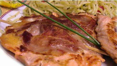 Saltimbocca de saumon